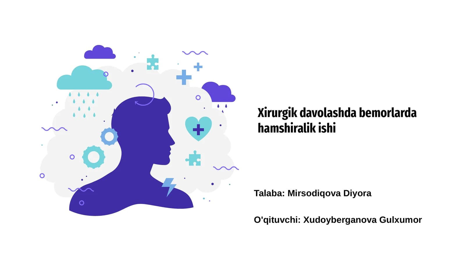 Xirurgik davolashda bemorlarda hamshiralik ishi
