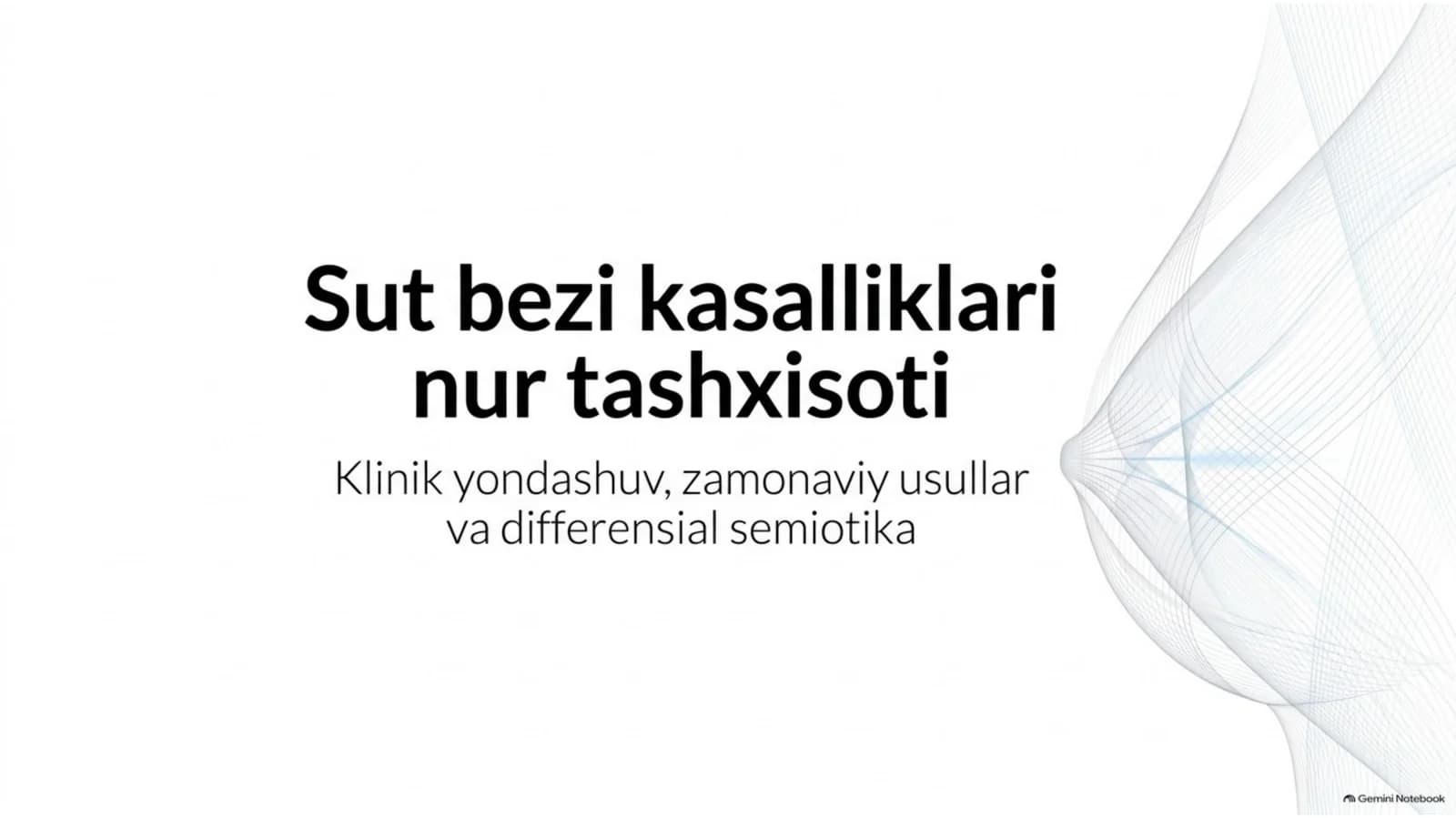Sut bezi kasalliklari nur tashxisoti — zamonaviy diagnostika