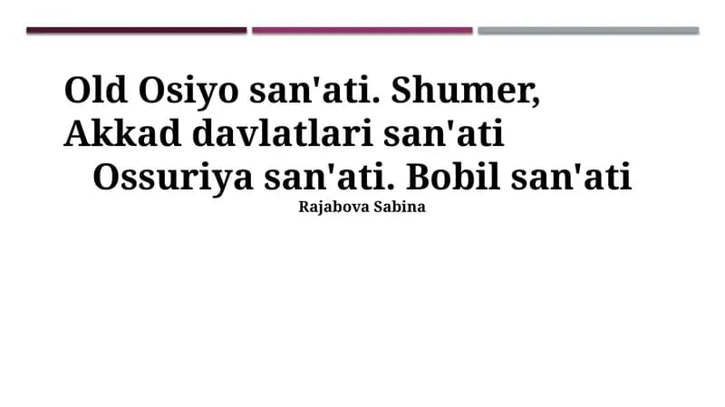 Bobil san'ati