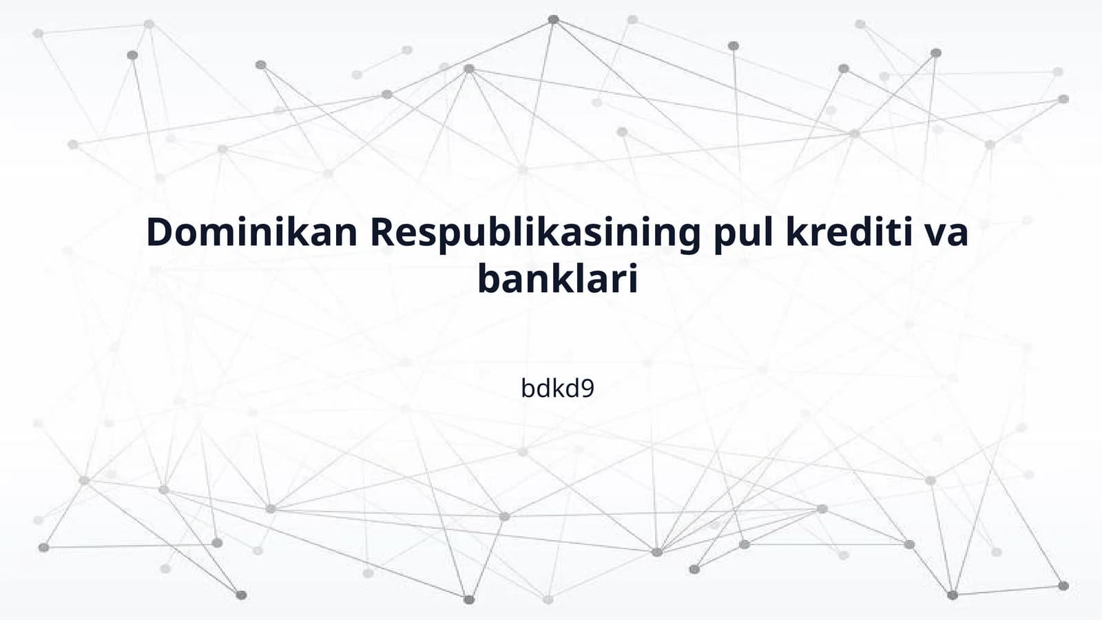 Dominikan Respublikasining pul krediti va banklari