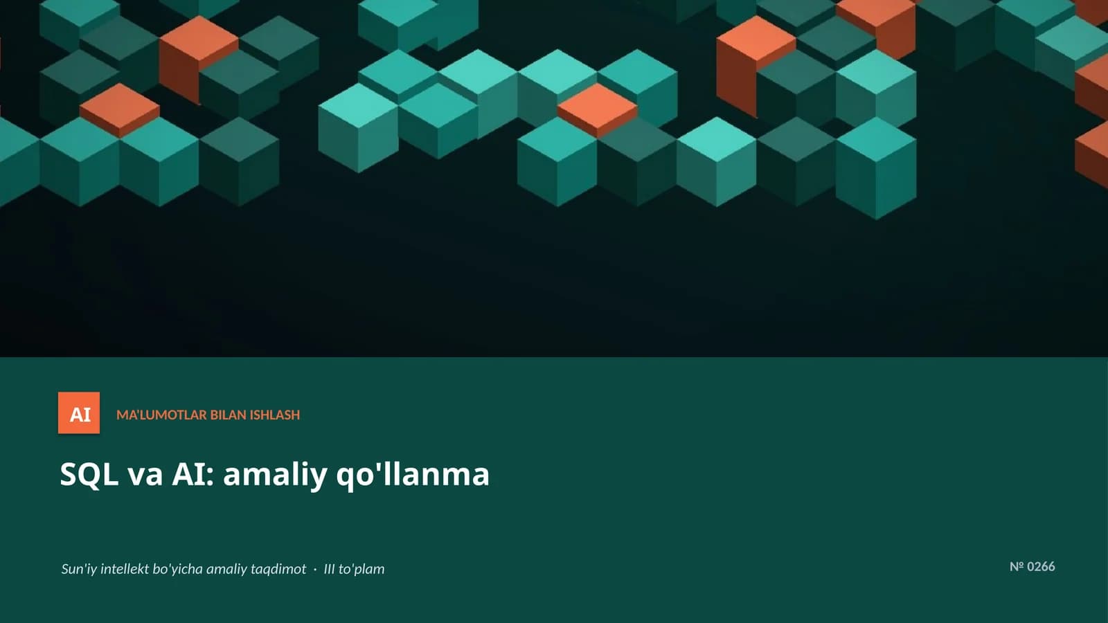 AI ma'lumotlar bilan ishlashni soddalashtirish, tahlil va vizualizatsiya