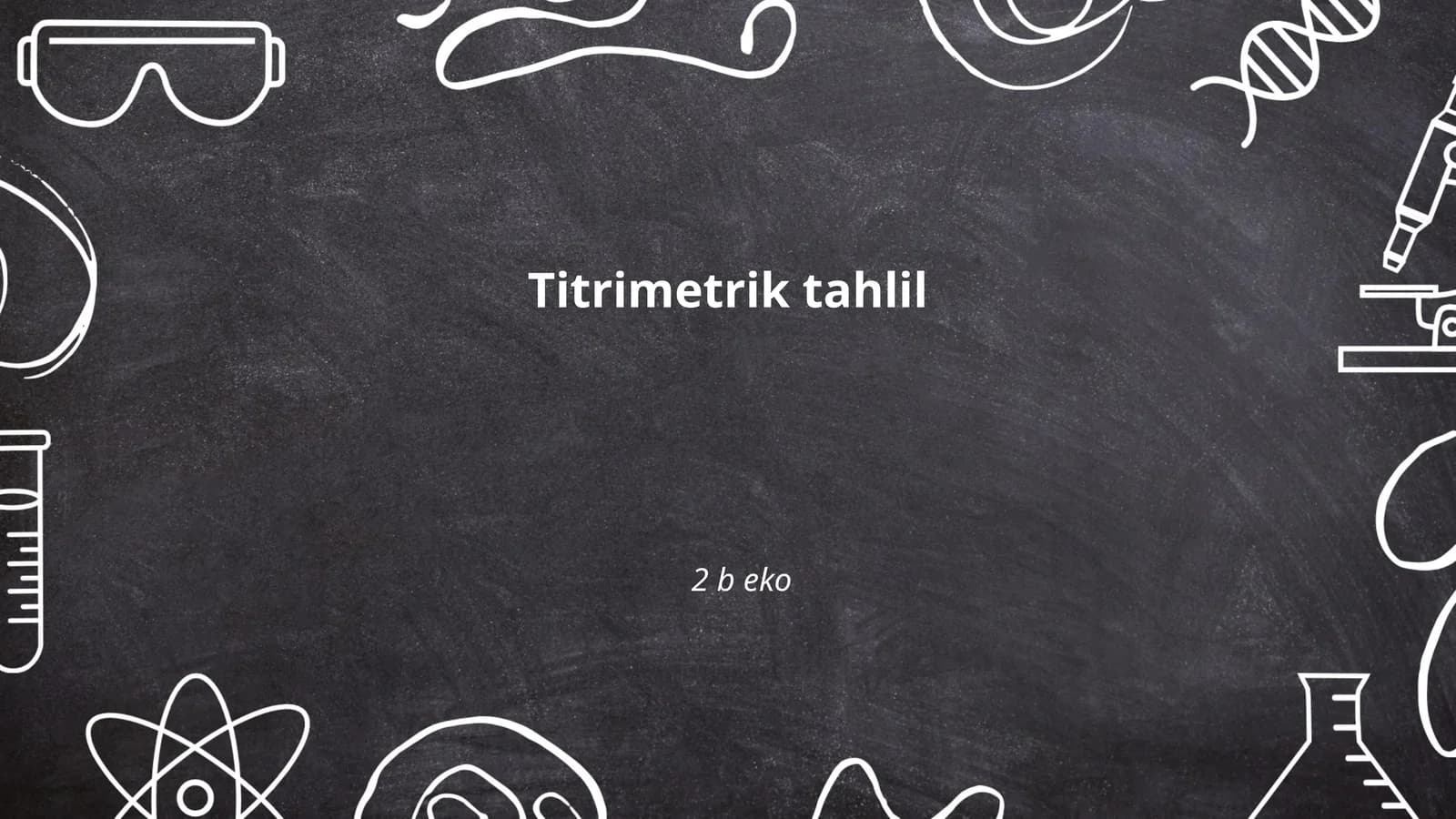 Titrimetrik tahlil