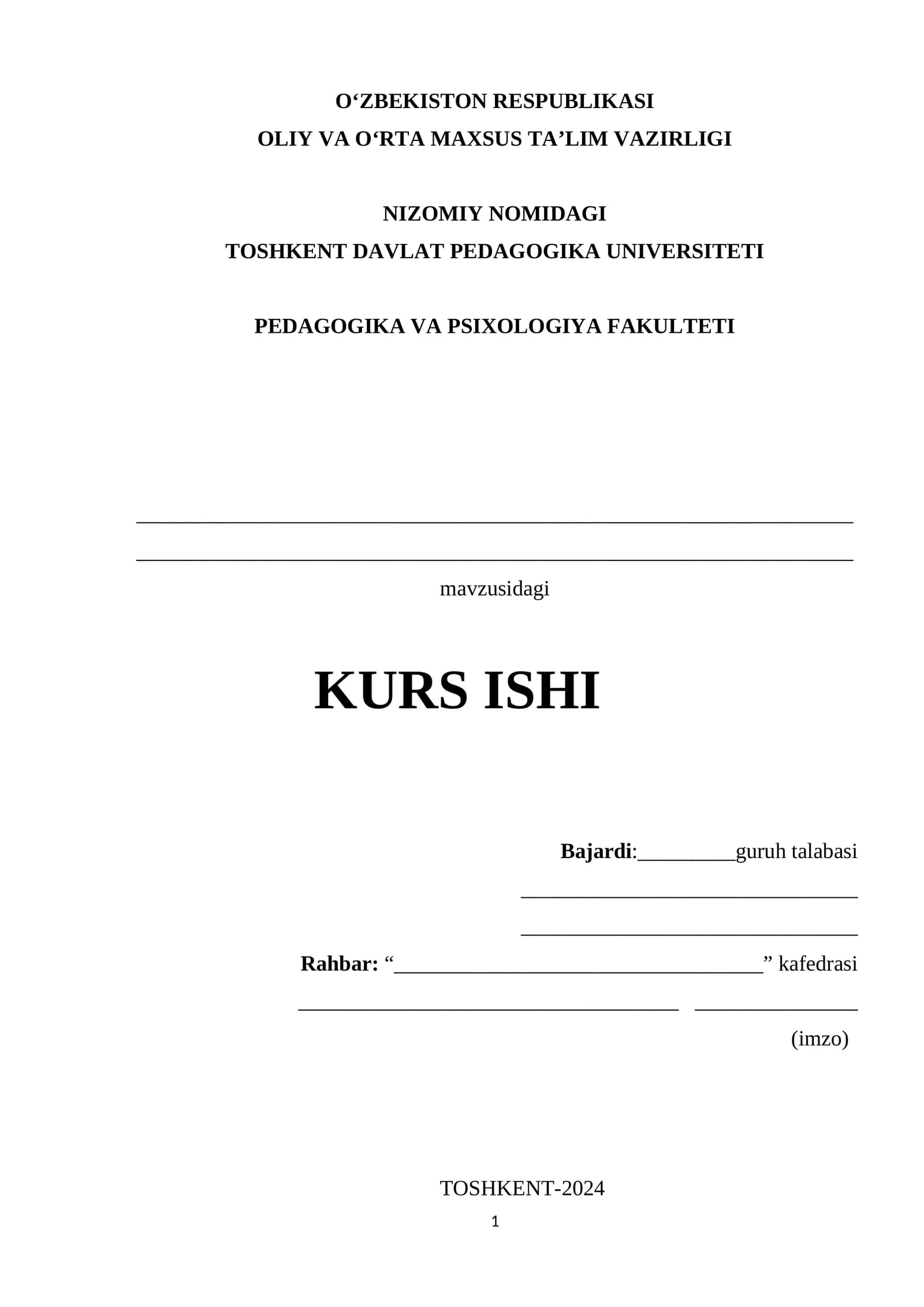 IJTIMOIY PSIXOLOGIYADA SHAXS MUAMMOSI VA MEN  KURS ISHI