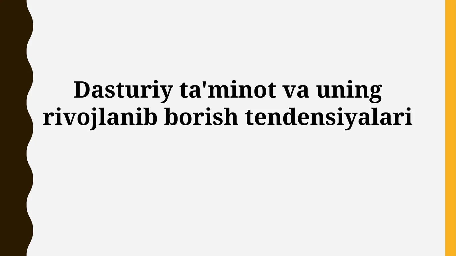 Dasturiy ta'minot va uning rivojlanibborishtendensiyalari
