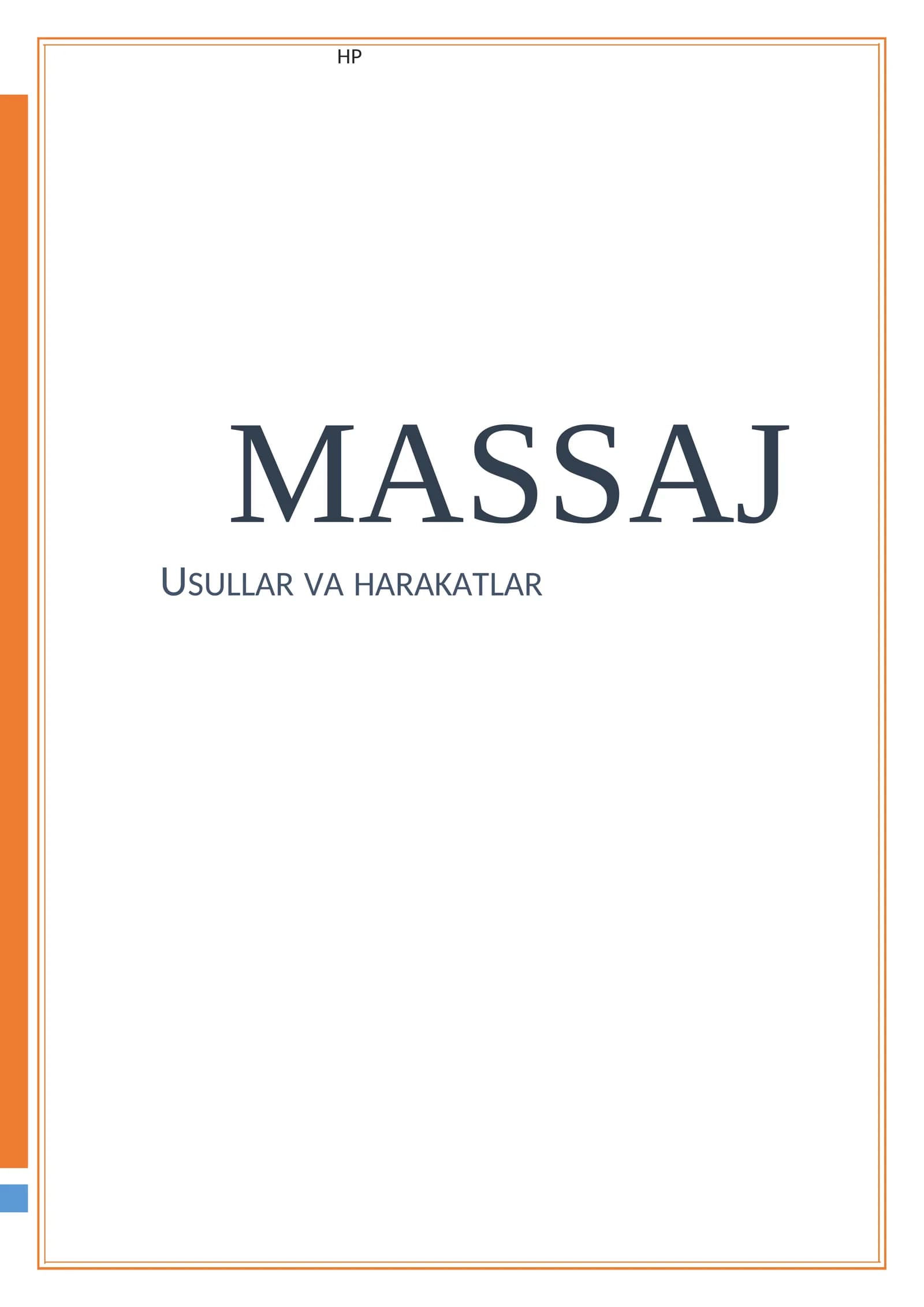 Umumiy massaj kitobi