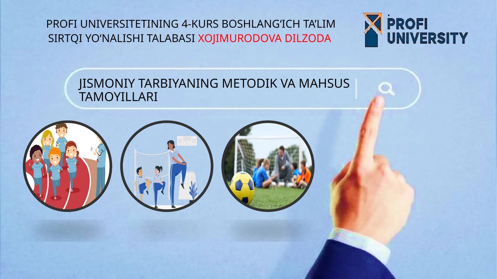 Jismoniy tarbiyalashning metodik va maxsus tamoyili taqdimot