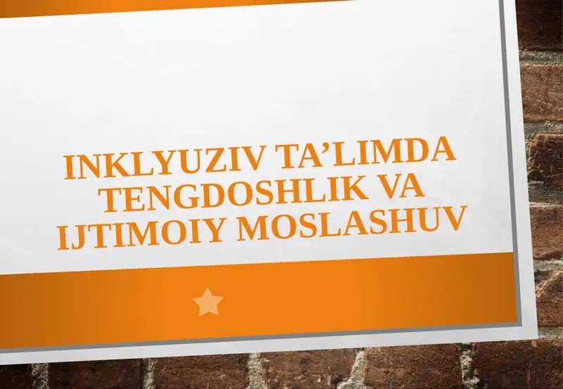 Inklyuzivta’lim
