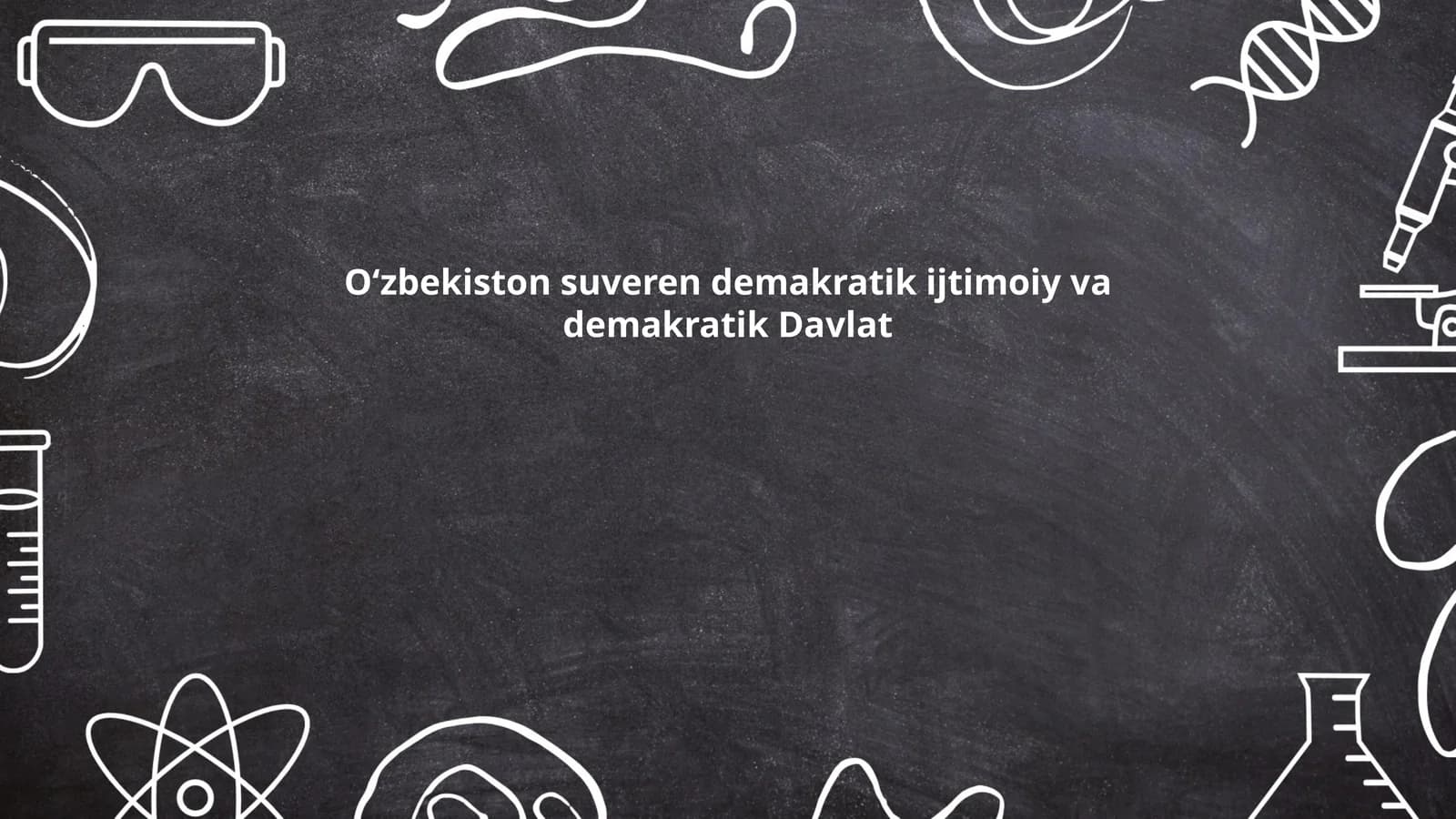 Oʻzbekistonning konstitutsiyaviy asosi