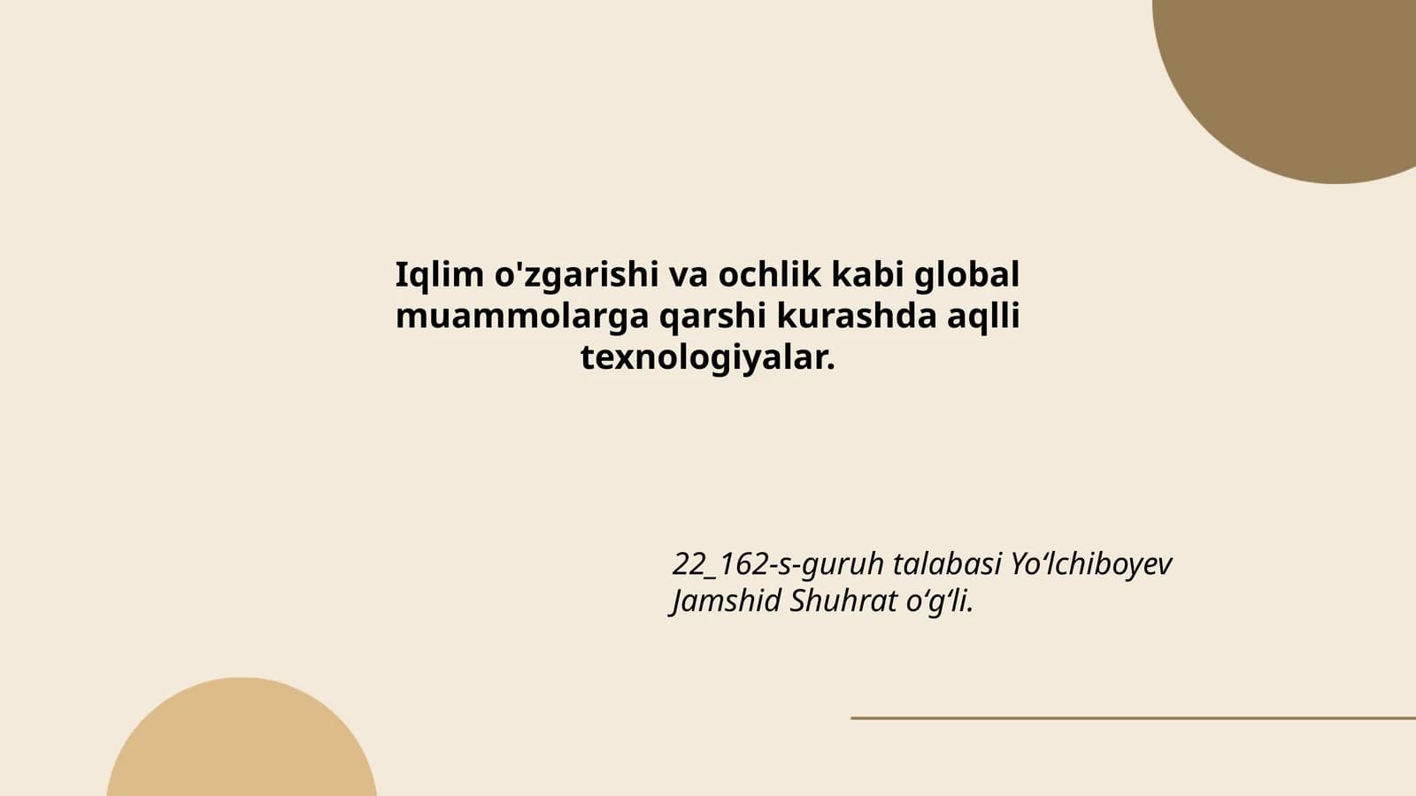 Aqlli irrigatsiya tizimlari va suv resurslarini tejash