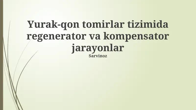 Yurak-qon tomirlar tizimi