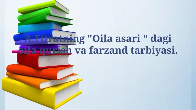 Fitratning "Oila asari"