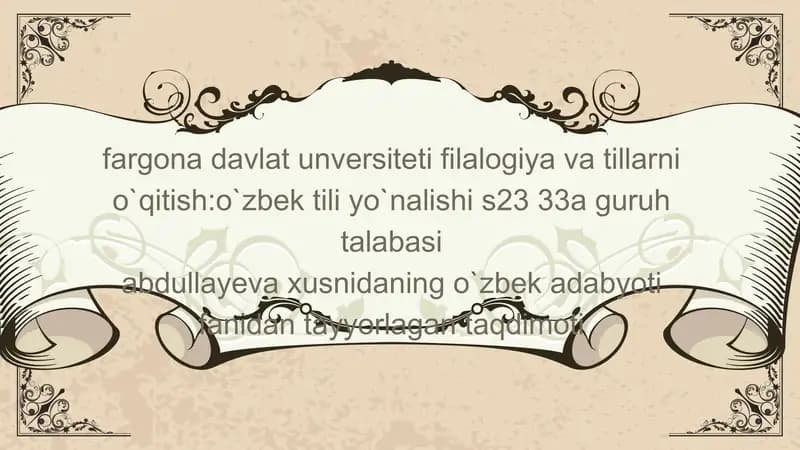 Shoir Yusuf Amiriyning "Daxnoma" asari