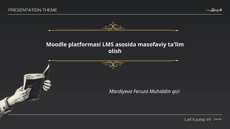 Moodle platformasi LMS