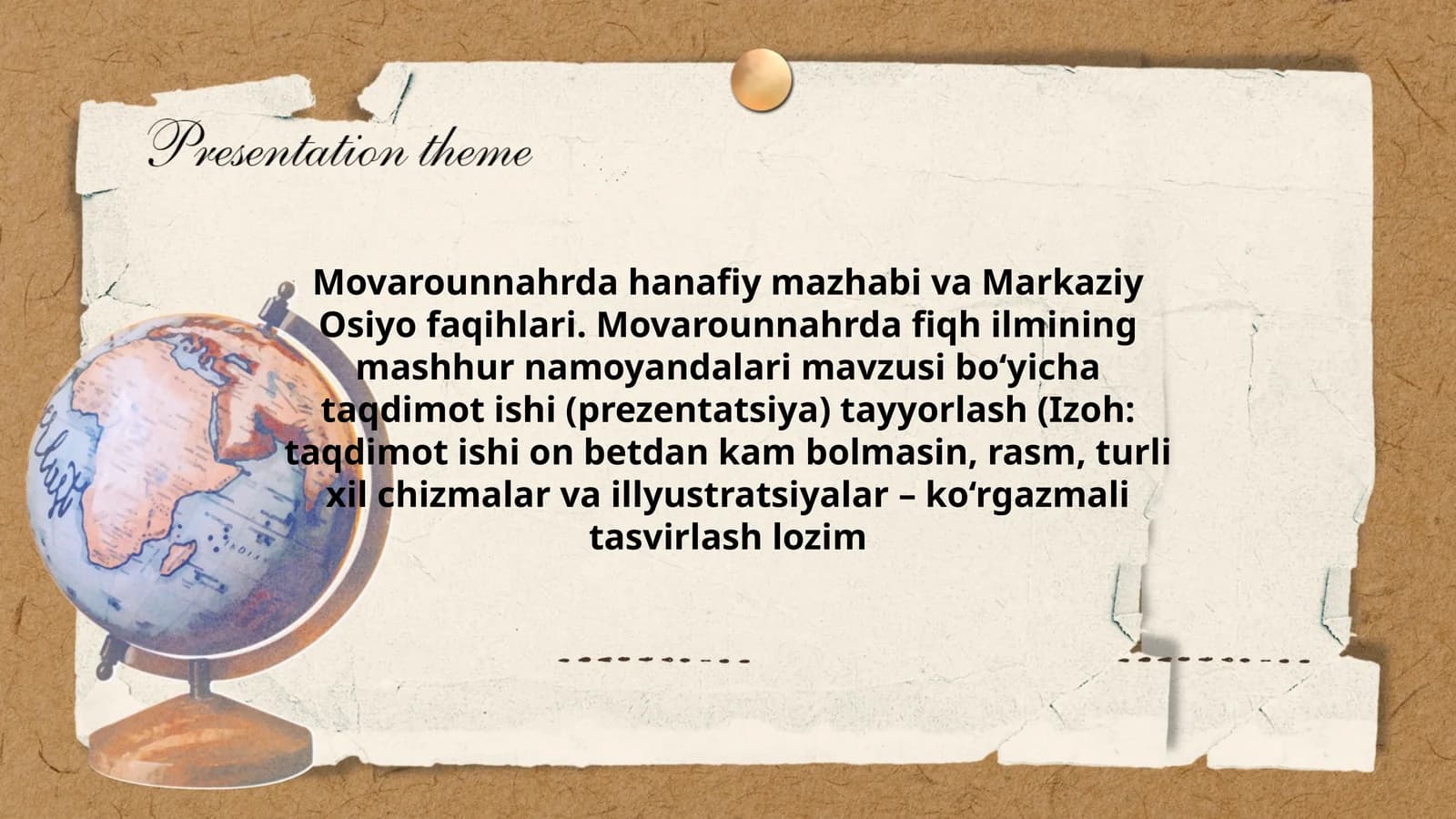 Movarounnahrda Hanafiy Mazhabi va Markaziy Osiyo Faqihlari
