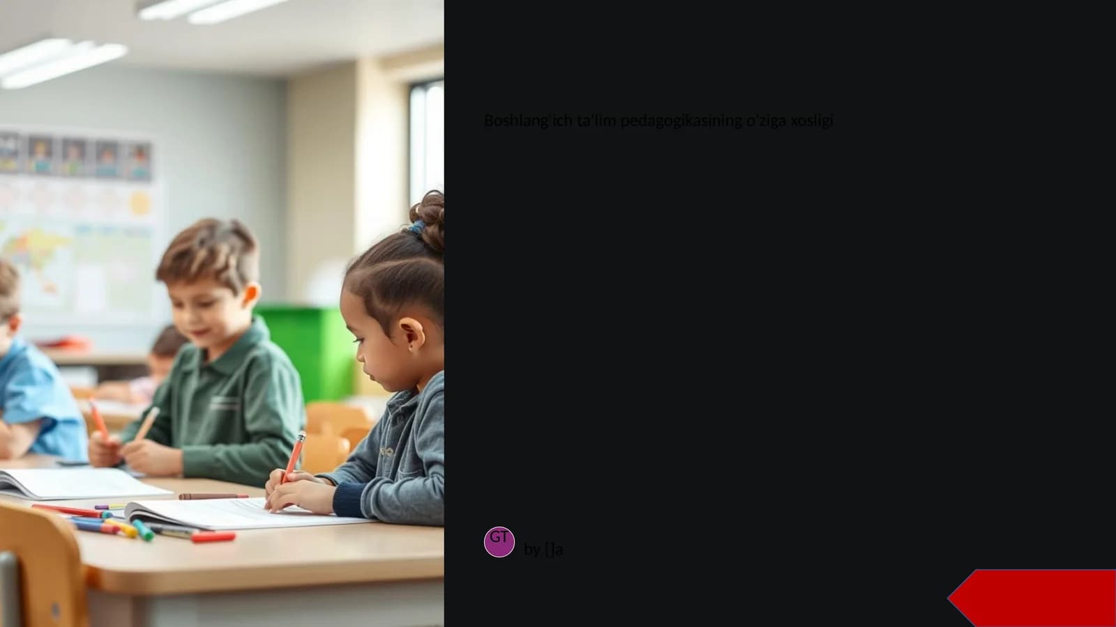 Boshlang'ich ta'lim pedagogikasining o'ziga xosligi