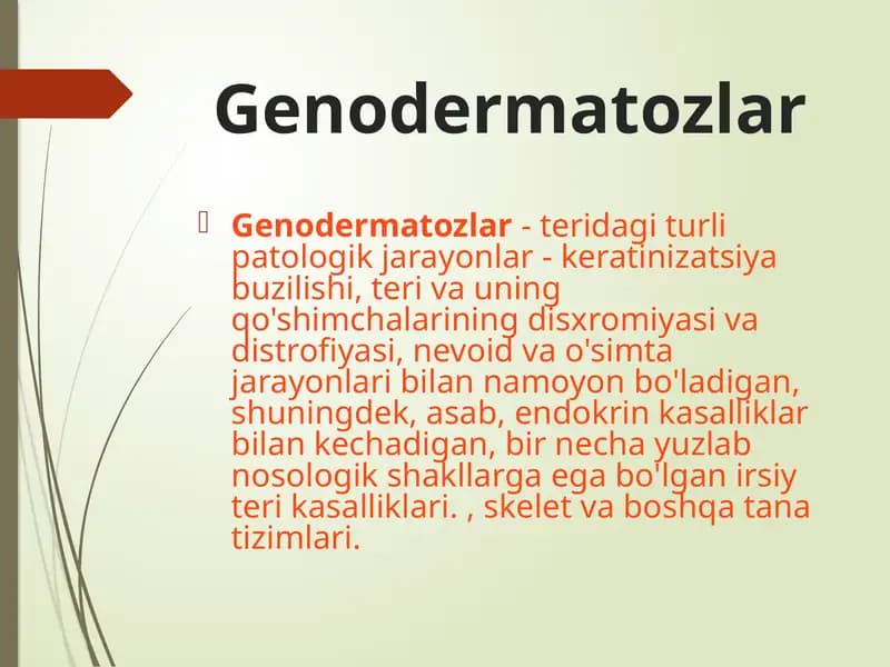 Genodermatozlar