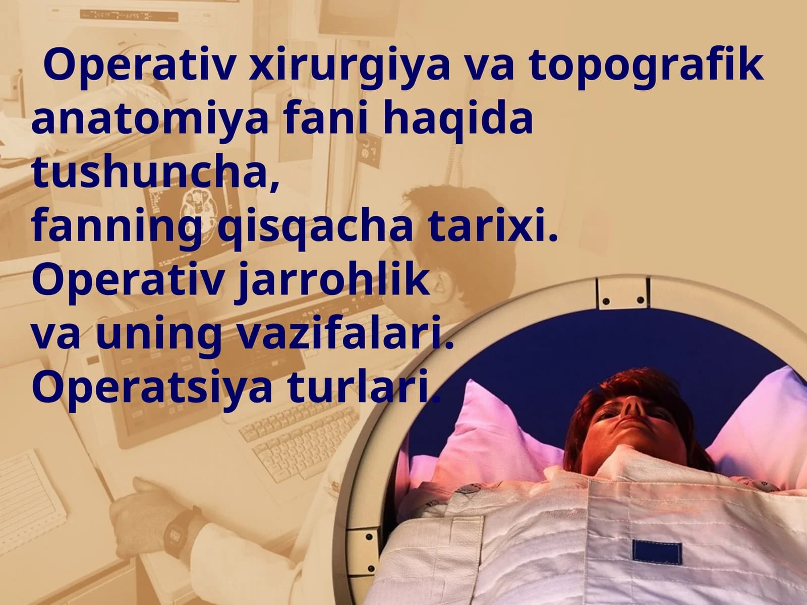 Operativ jarrohlik va topografik anatomiya