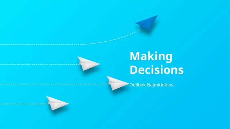 Making Decisions