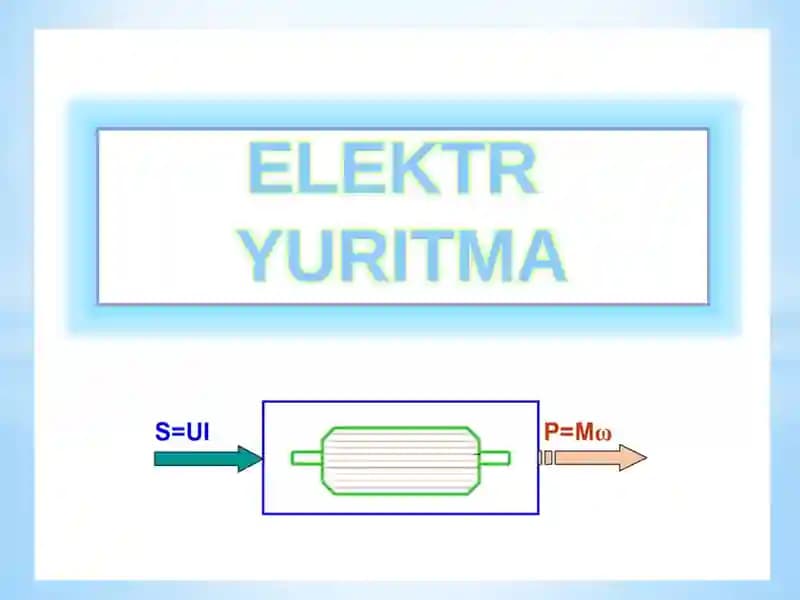 ELEKTR YURITMA