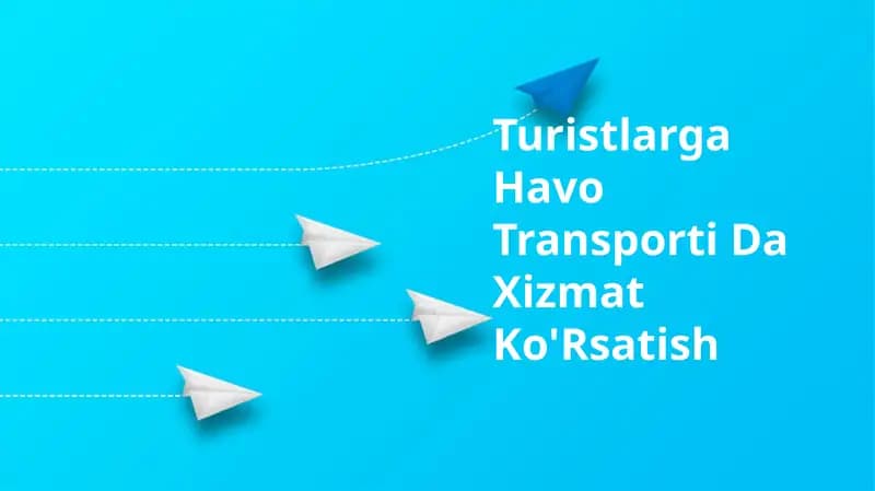 Turistlarga Havo Transporti Da Xizmat Ko'Rsatish