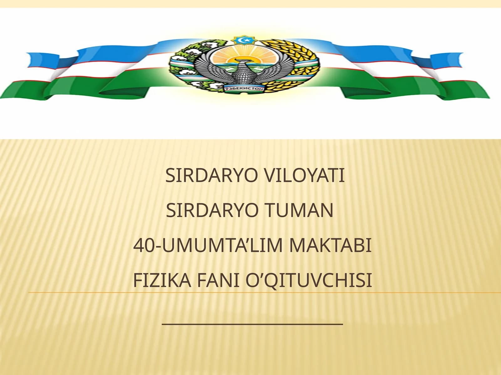 ELEKTROSTATIK MAYDONDA ZARYADNIKO‘CHIRISHDA BAJARILGAN ISH