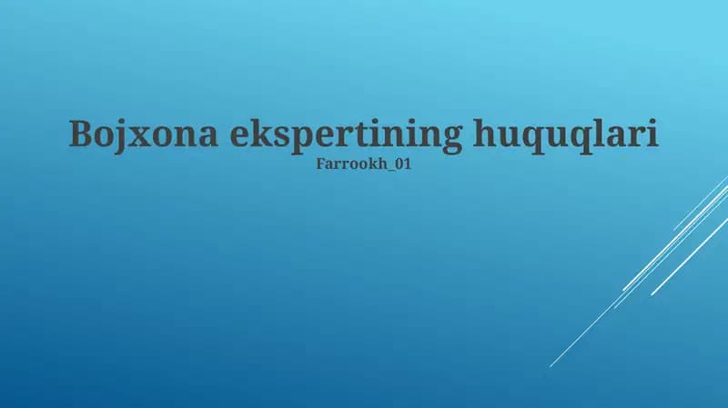 Bojxona ekspertining huquqlari