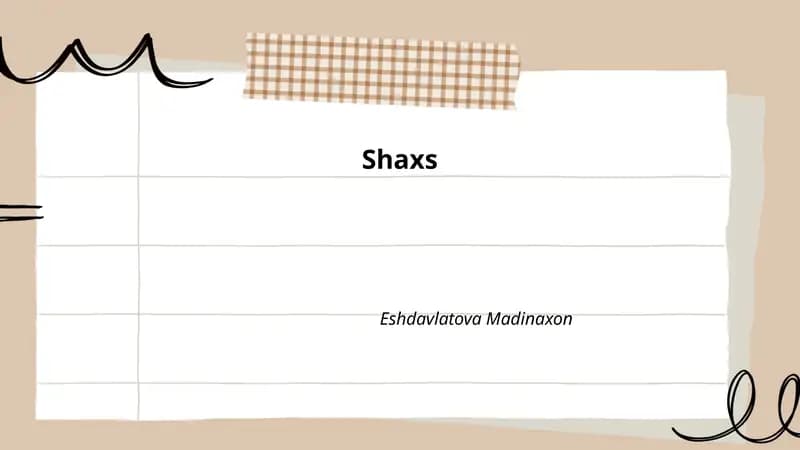 Shaxs