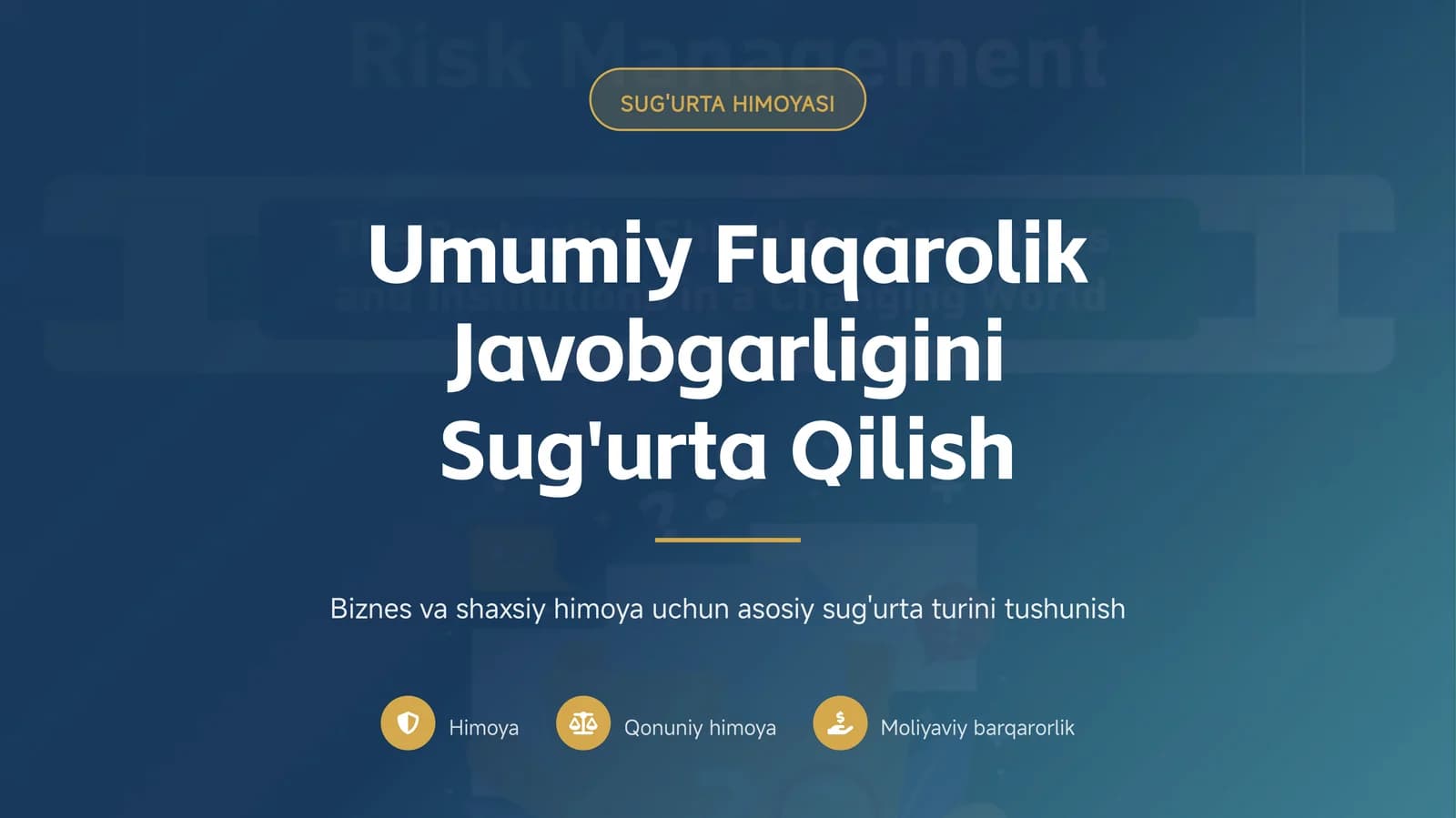 Umumiy fuqarolik javobgarligini sug'urta qilish