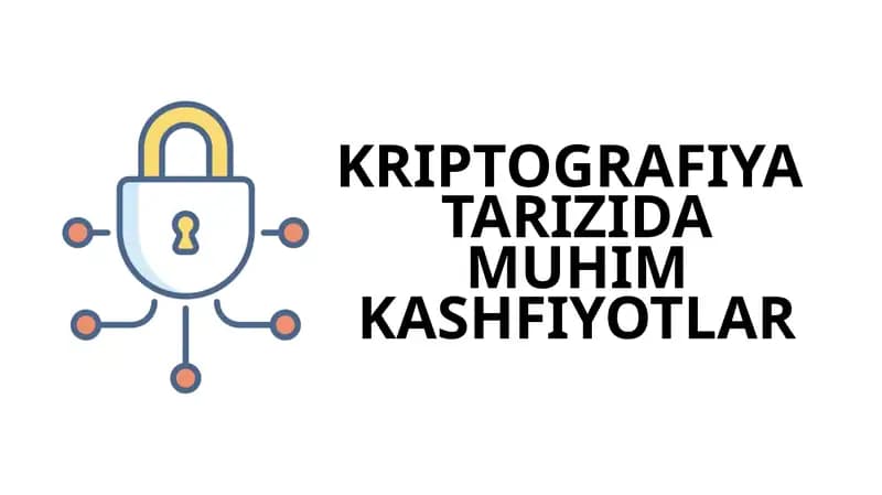 KRIPTOGRAFIYA TARIZIDA MUHIM KASHFIYOTLAR