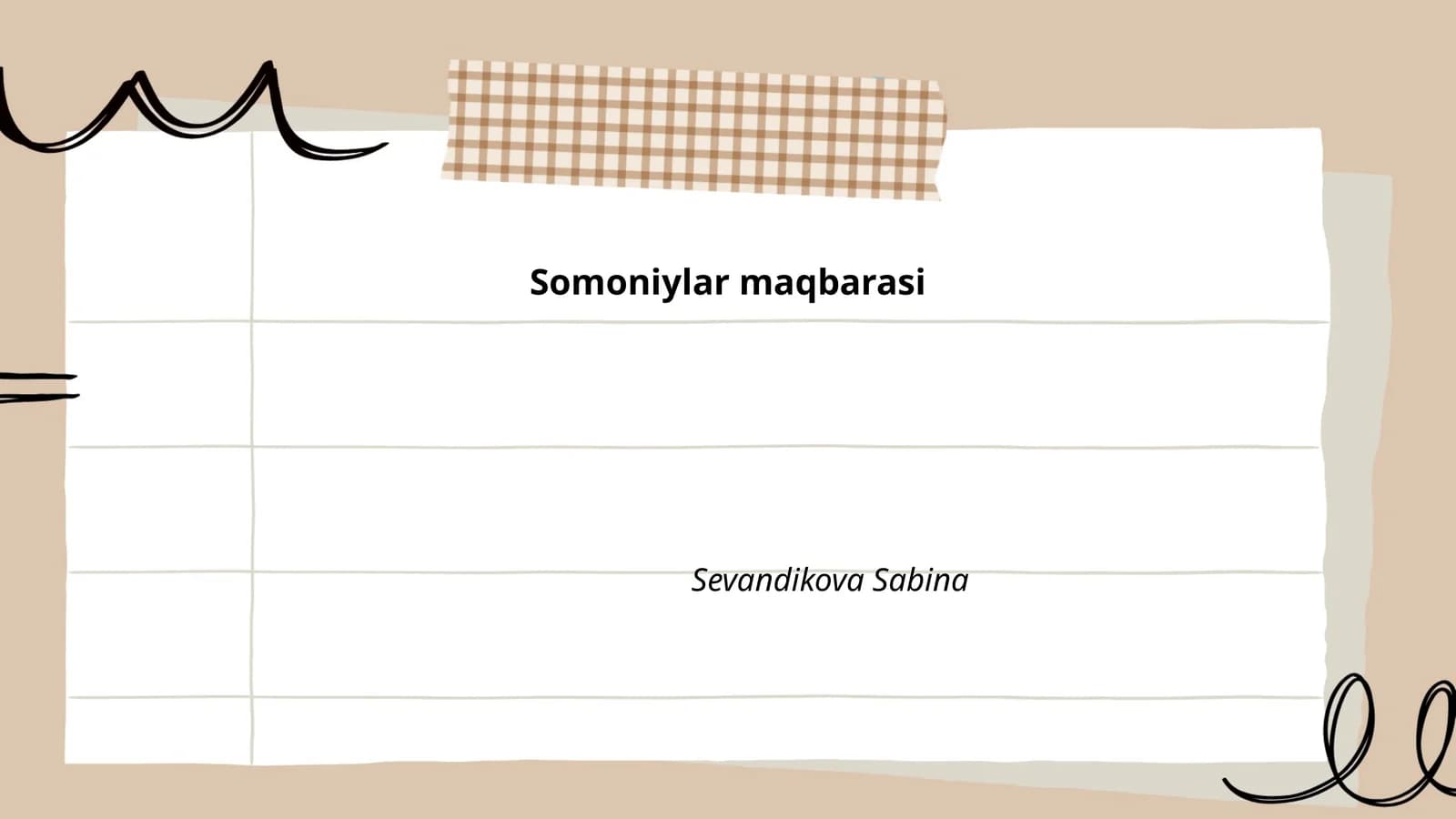 Somoniylar maqbarasi
