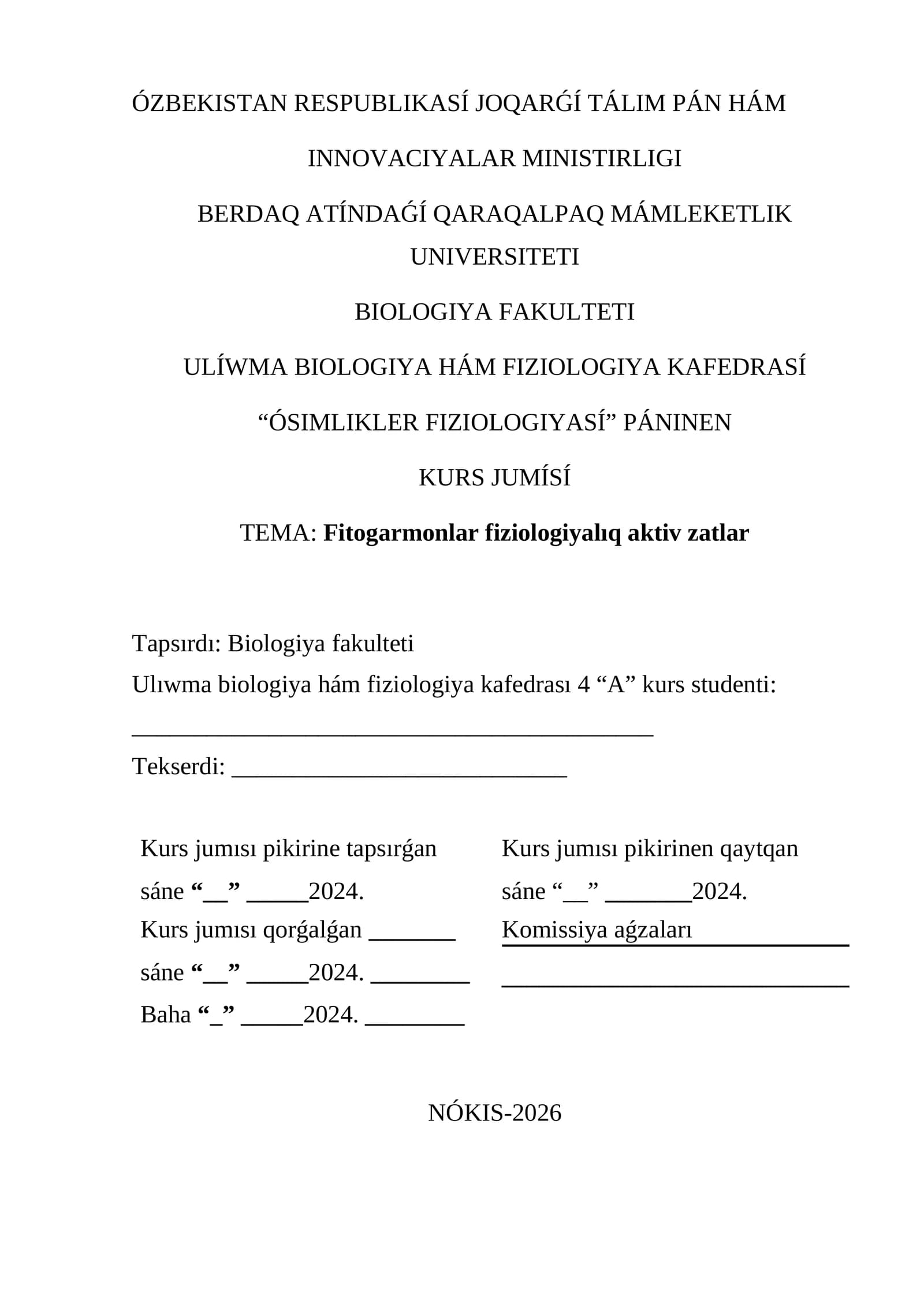 Fitogarmonlar fiziologiyalıq aktiv zatlar