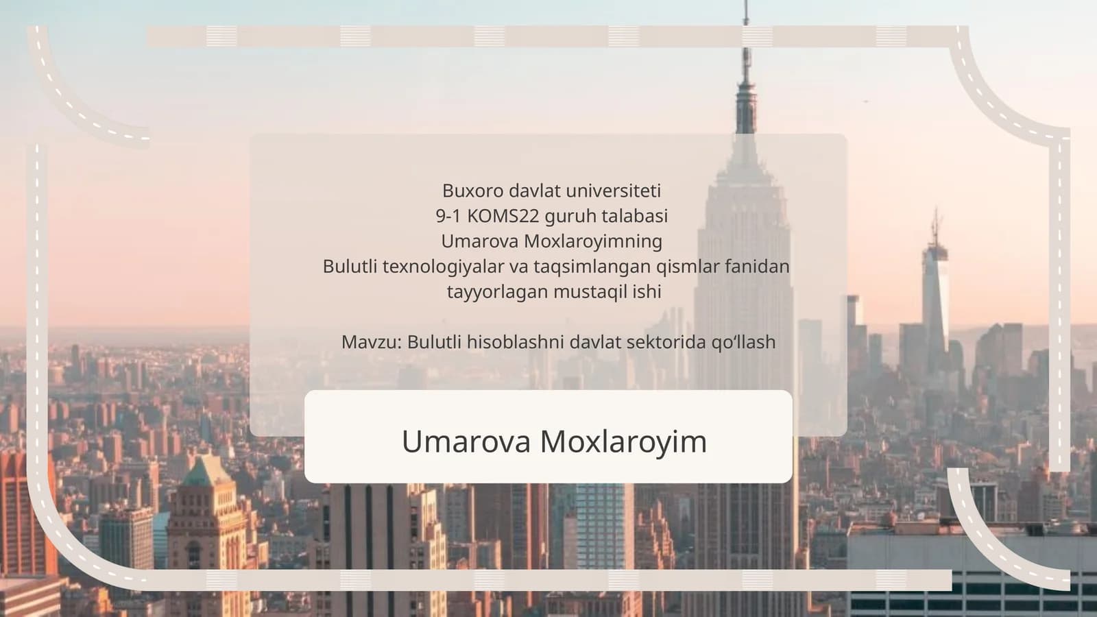 Bulutli hisoblashni davlat sektorida qoʻllash