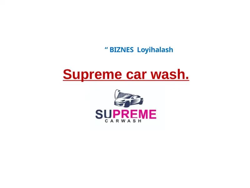 Supreme car wash