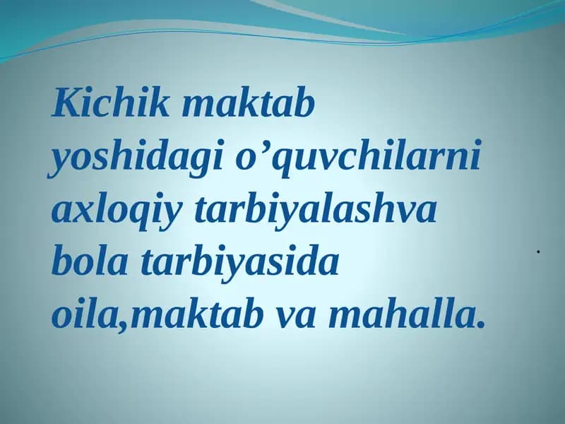 Xalq pedagogikasi
