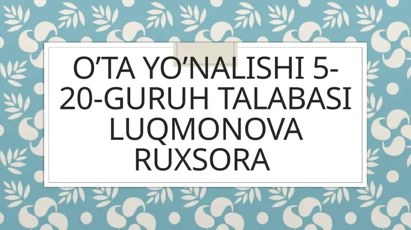 Bayon Yozish Metodikasi