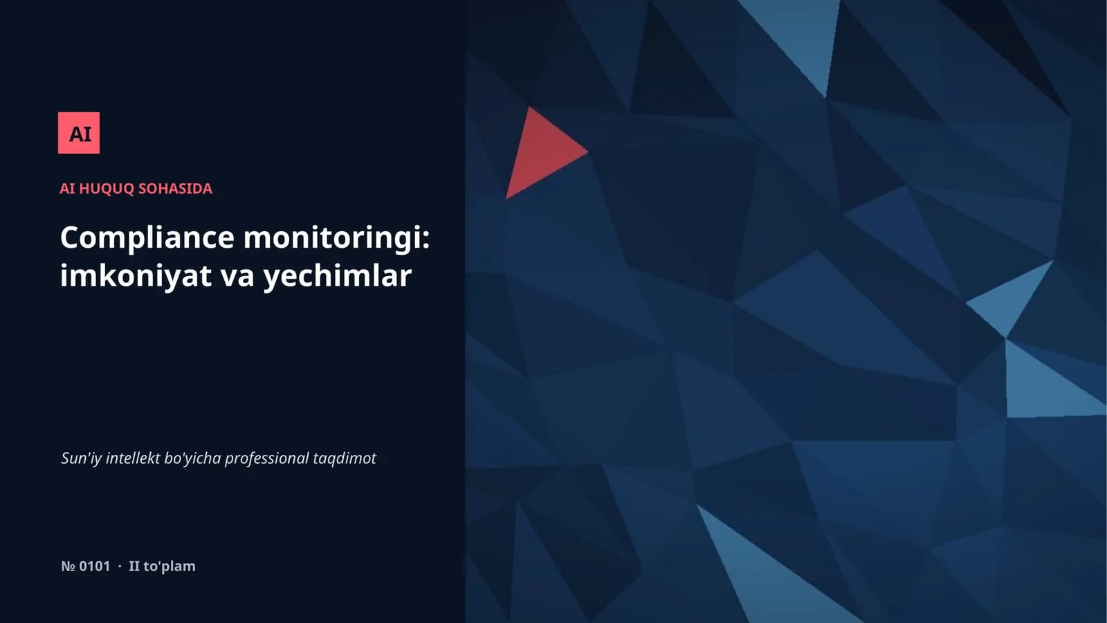 Compliance monitoringi: imkoniyat va yechimlar