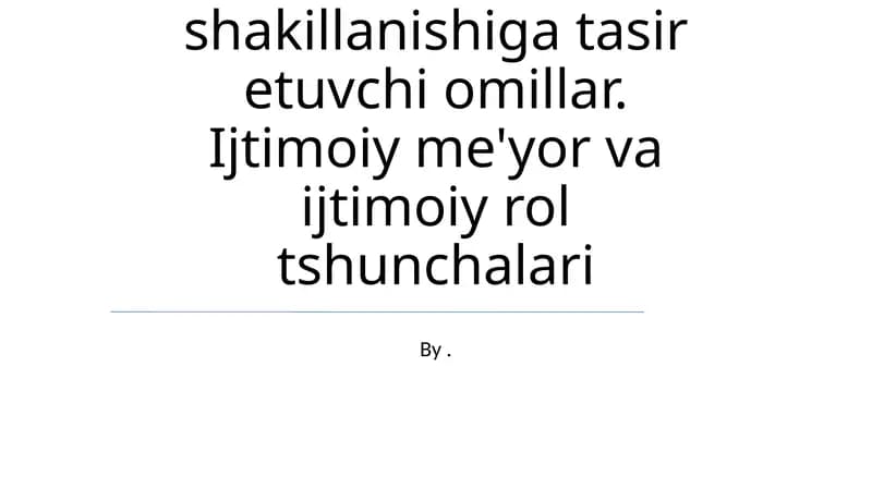 Ijtimoiy Normalar: Bizning Xulqimizni Shakillantirish