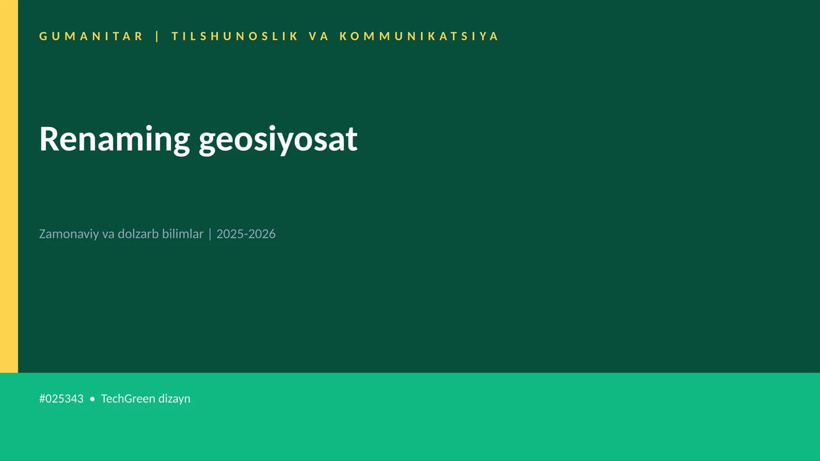 Renaming geosiyosat