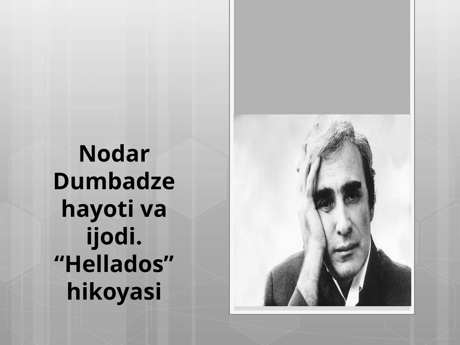 5-sinf Adabiyot fanidan dars ishlanma. Hellados hikoyasi