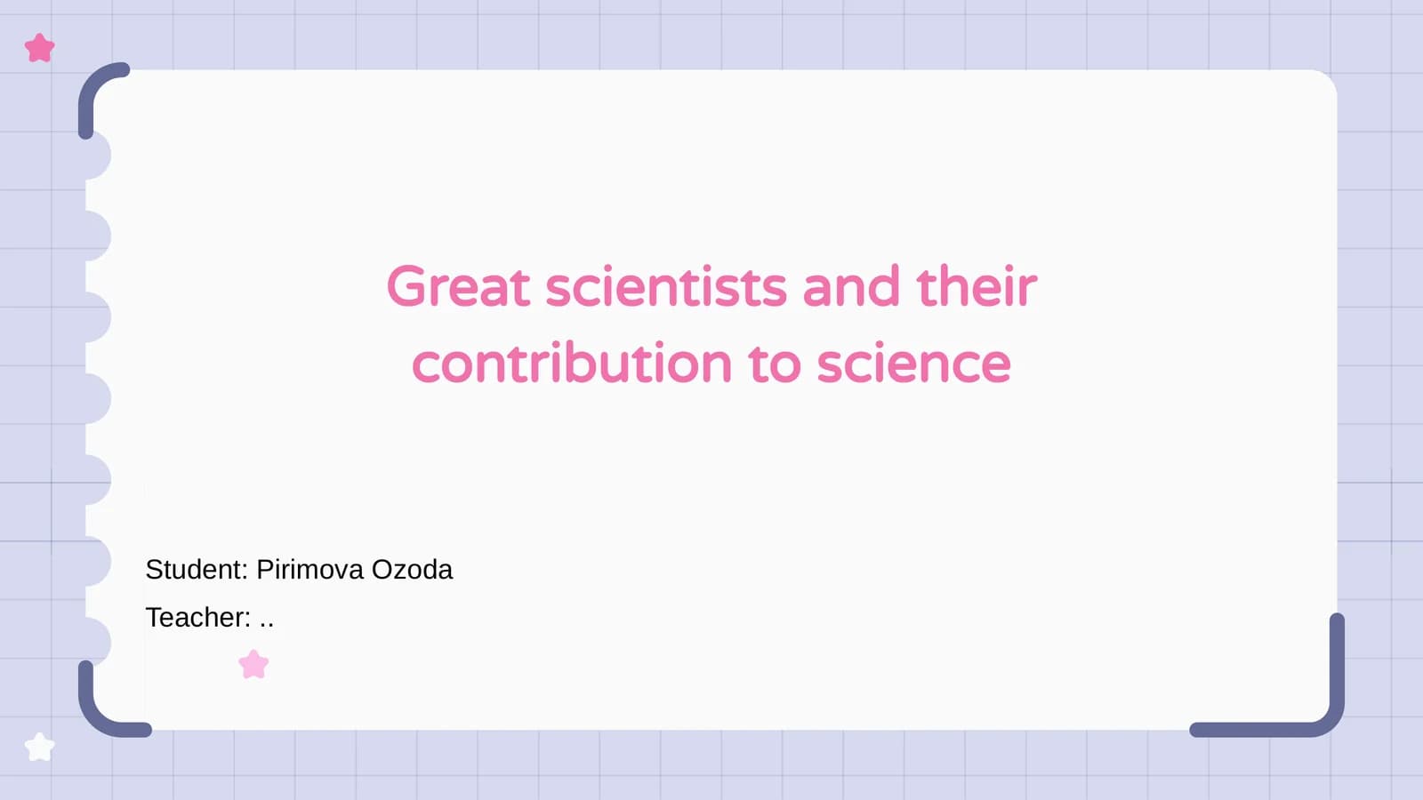 Introduction to Great Scientists