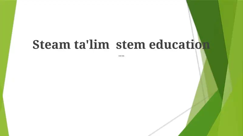Steam Ta'limi: Xarajat-Foyda Tahlili