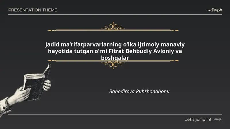 Fitrat Behbudiy Avloniy va boshqalar