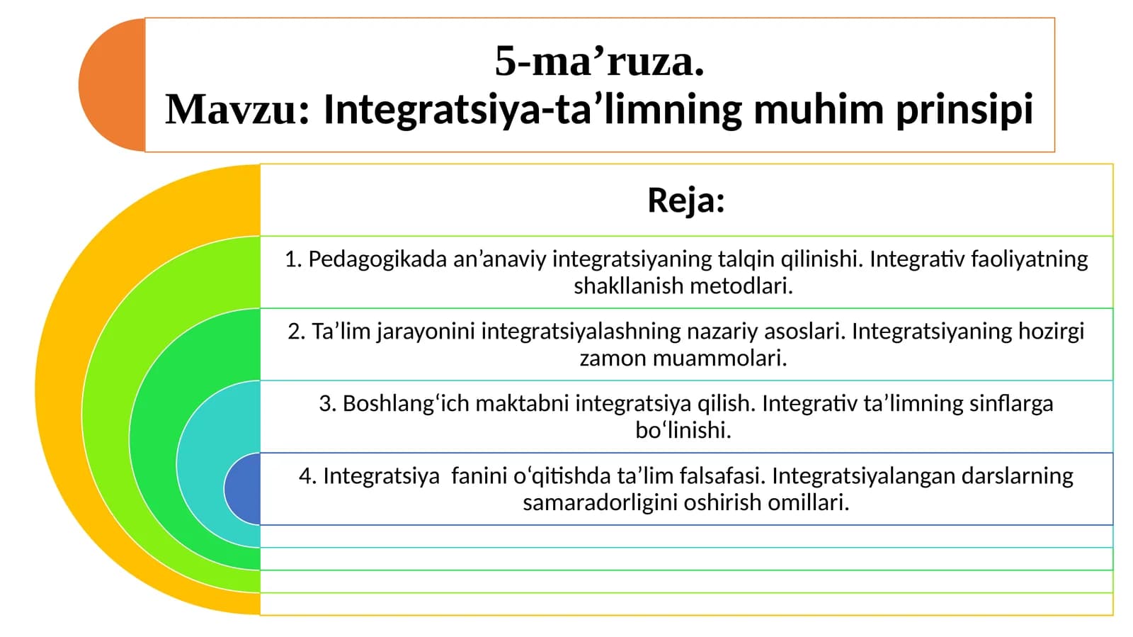 Pedagogikadaan’anaviyintegratsiyaningtalqinqilinishi.Integrativfaoliyatningshakllanishmetodlari