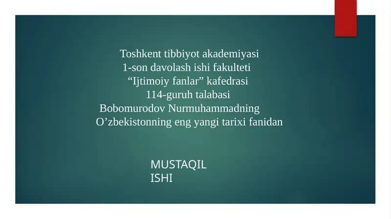 Abu Ali ibn Sino ijodi va faoliyaati