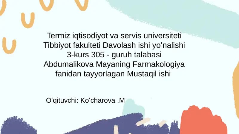 Virusga qarshi vositalar