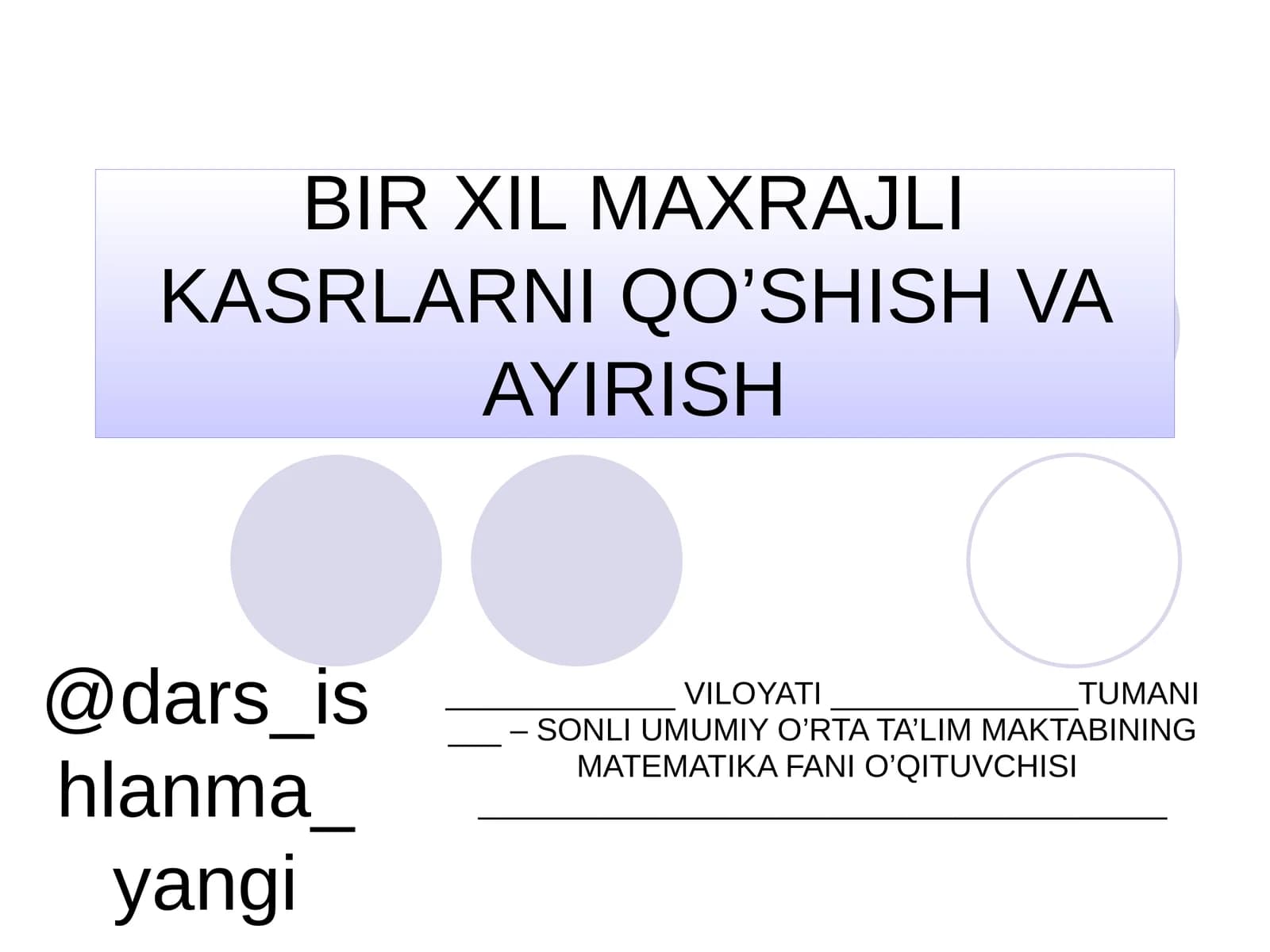 MATEMATIK DIKTANT
