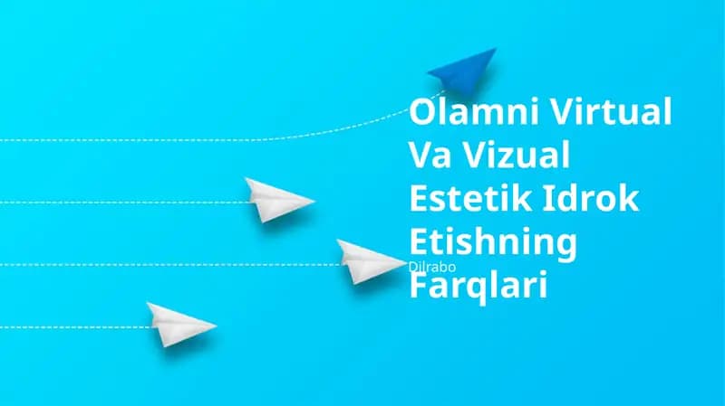 Olamni Virtual Va Vizual Estetik Idrok Etishning Farqlari