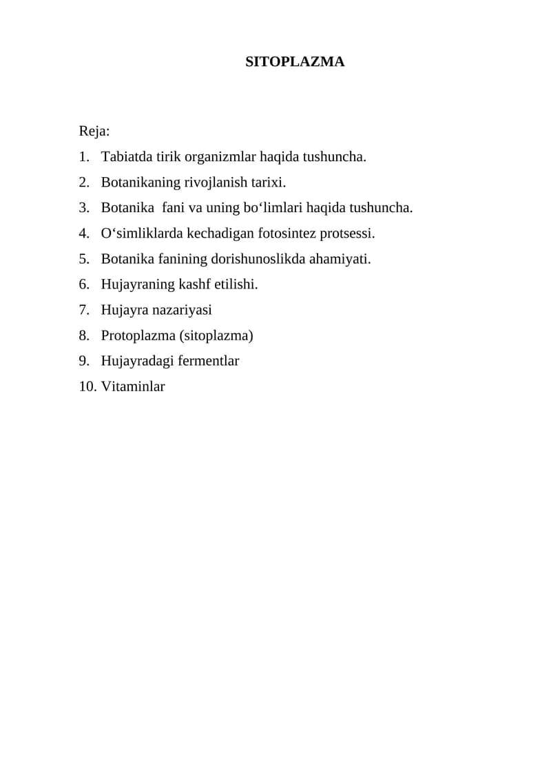 SITOPLAZMA