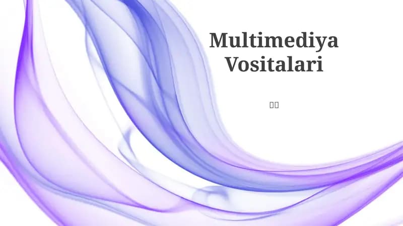 Multimedia Vositalari