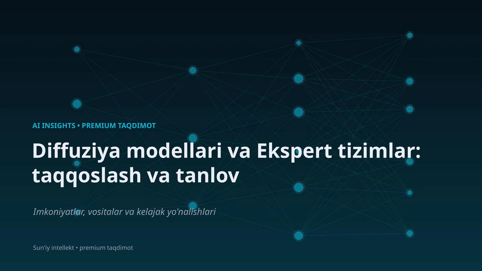 AI INSIGHTS • PREMIUM TAQDIMOT